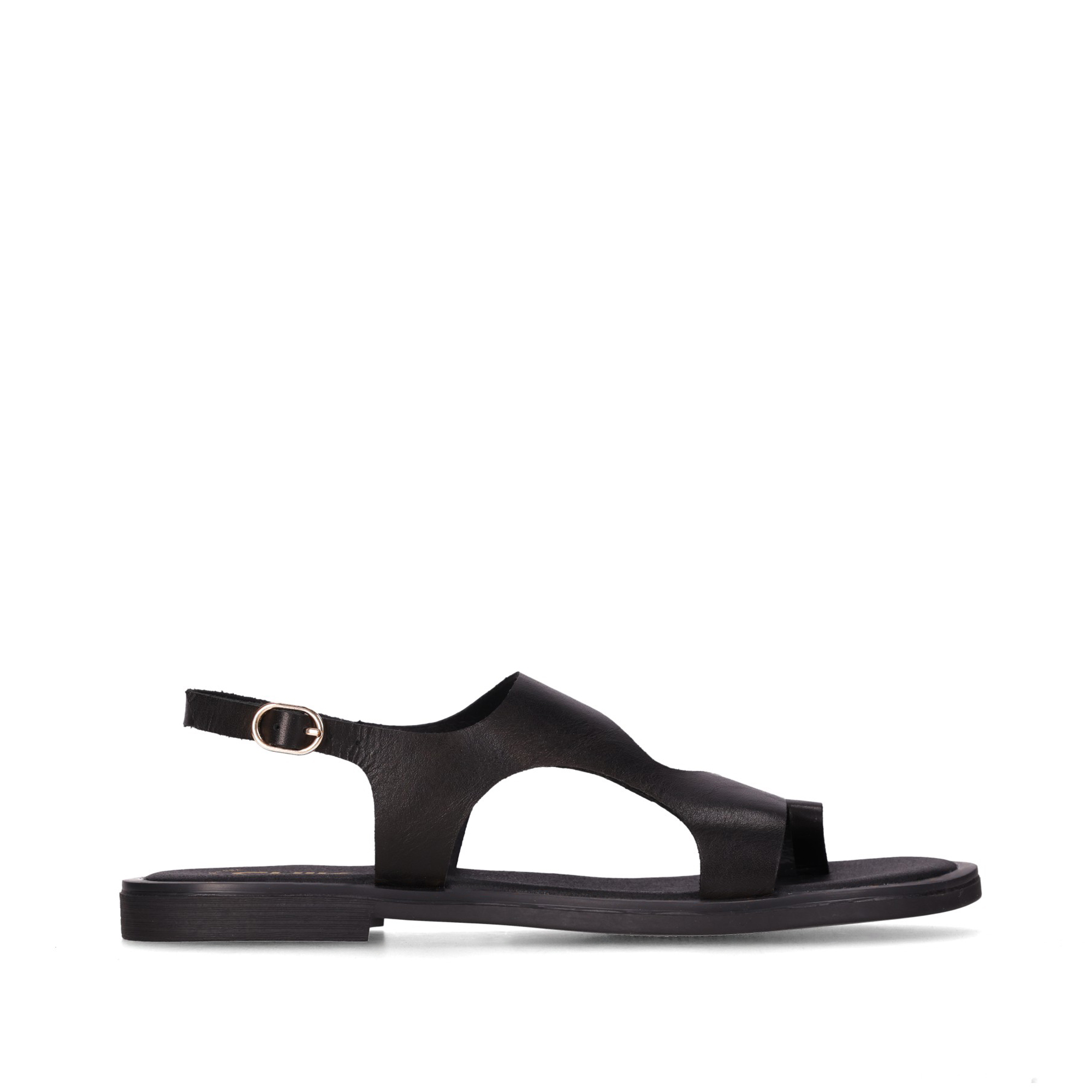 Chika10 Leather MUSAKA 29 Sandalias Planas Negro/Black