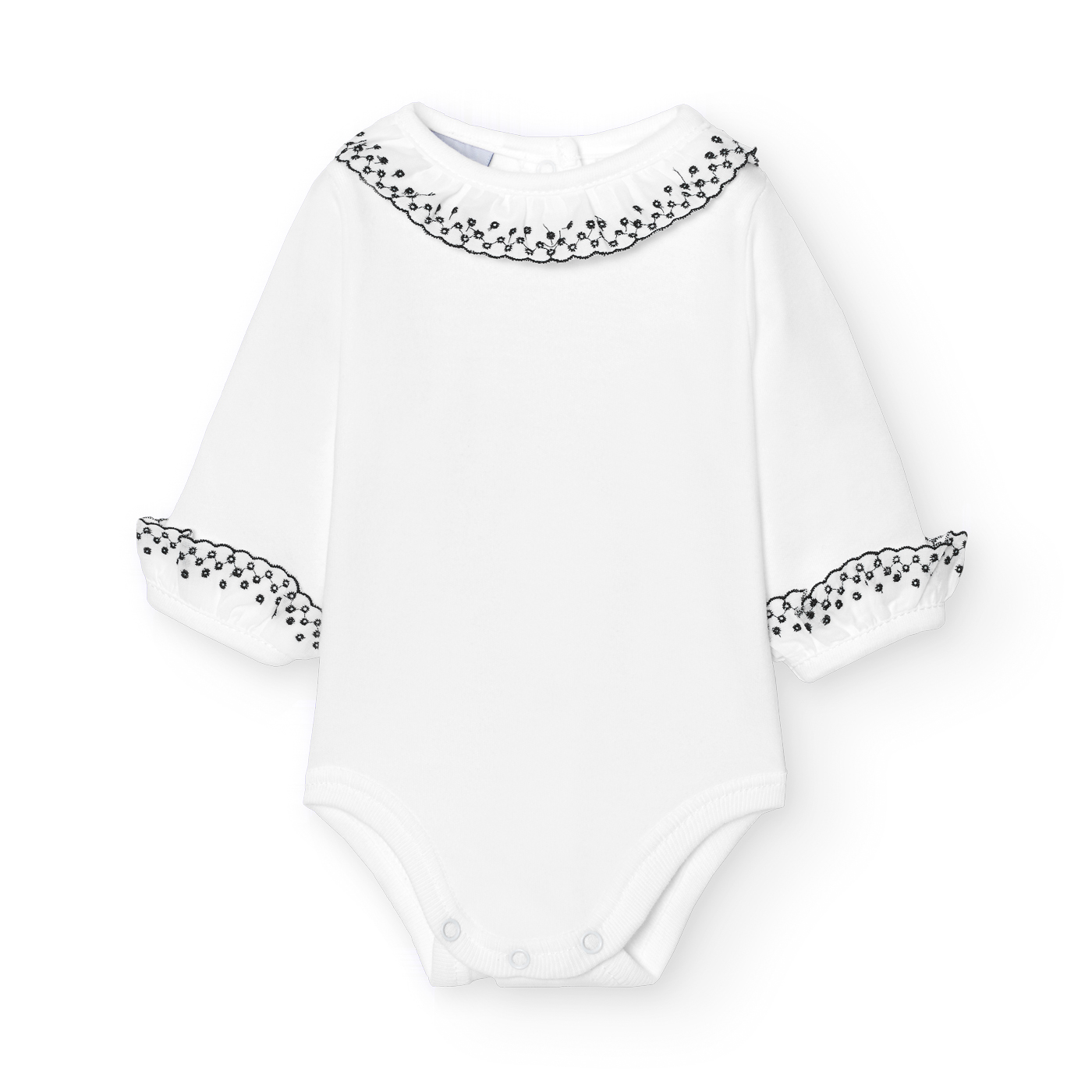 Basicos Babidu pack de 2 bodys cuello batista