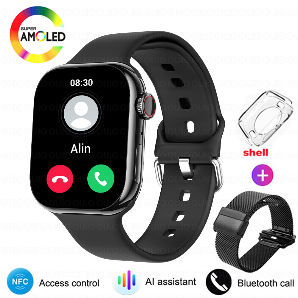 IW 10 reloj inteligente con Bluetooth, asistente de voz, llamada, GPS, trayectoria de movimiento, brújula, bloqueo de contraseña, función NFC