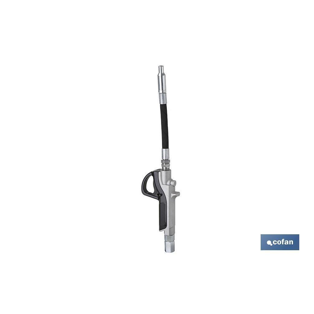 Pistola lubricante recta