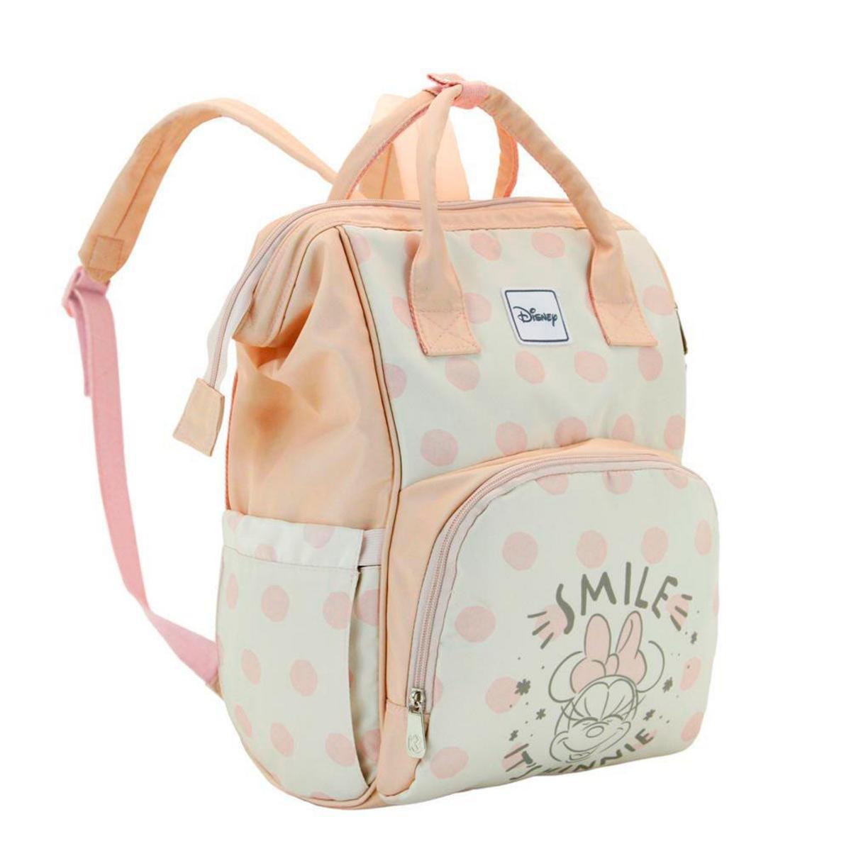 Minnie Mouse Dear-Mochila Mommy, Salmón