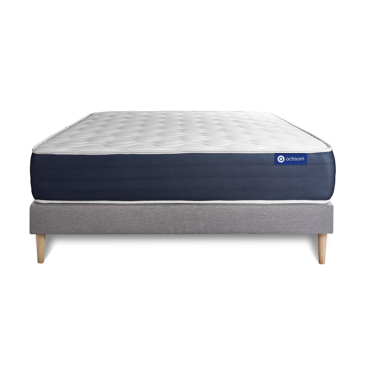 Pack colchón Actilatex sleep 180x190cm + Somier, Látex y espuma viscoelástica, 5 zonas de confort