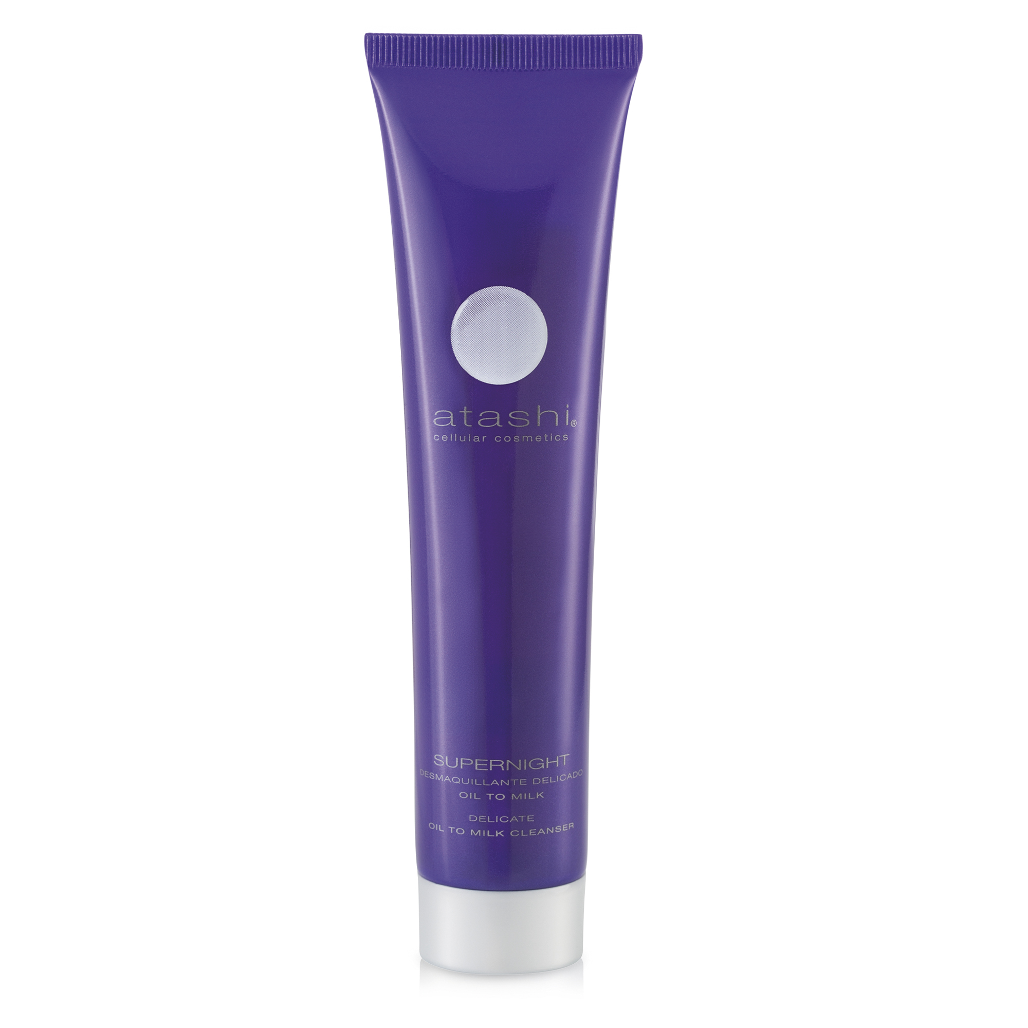 Atashi Supernight - Desmaquillante Oil To Milk | Piel Limpia, Suave E Hidratada |redensifica E Ilumina|ácido Glicólico Liposomado| Aceite De Arroz Gelificado, Incoloro, 75 ml