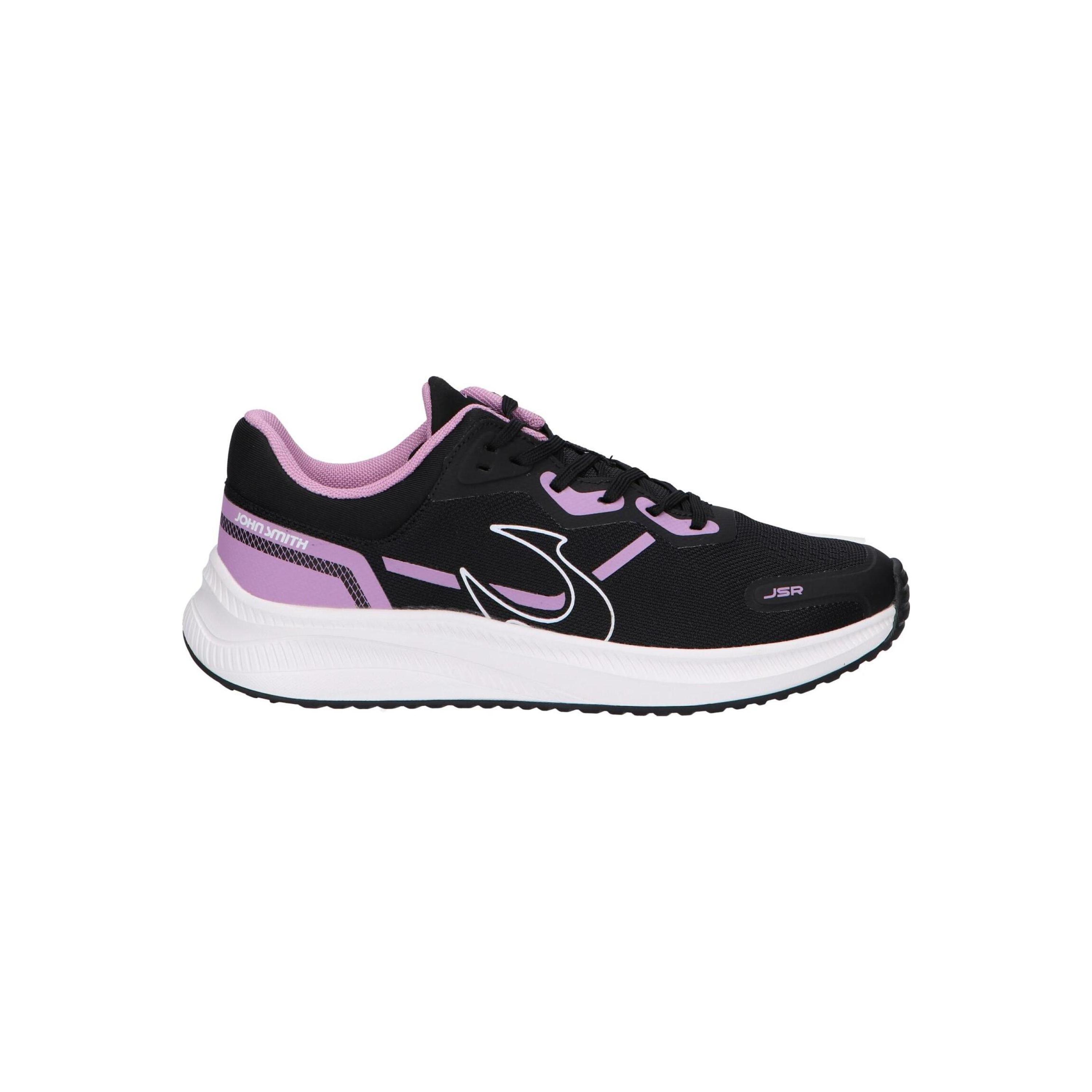 Women's Casual Sneakers by John Smith in Pink, durable canvas with textile lining and rubber sole, lace-up closure, perfect comfortable footwear for all seasons, ideal women's shoes for casual outings.