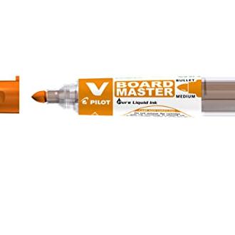 Pilot - V-Board Master- Rotulador de pizarra - Marcador - Naranja - Begreen - Punta Conica Media - (Caja 10 unidades)