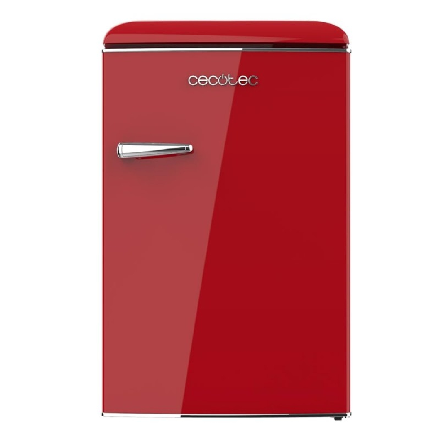 Cecotec Mini Nevera Retro 1 Puerta - 110 L Bolero CoolMarket TT Origin 110 Red E. Mini Frigorífico, ICEBOX, Luz Interior