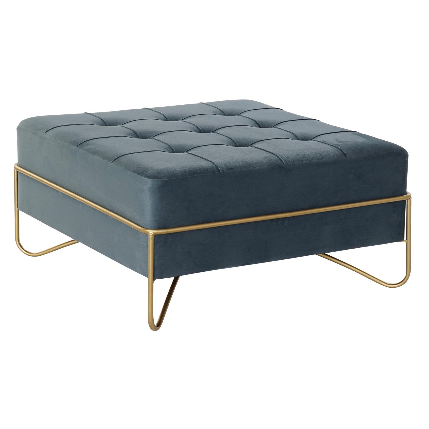 DESCALZADORA POLIESTER METAL 80X80X42 TERCIOPELO FIJALO MB185090