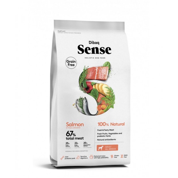 Dibaq Sense Grain Free Adult Salmón 2 Kg