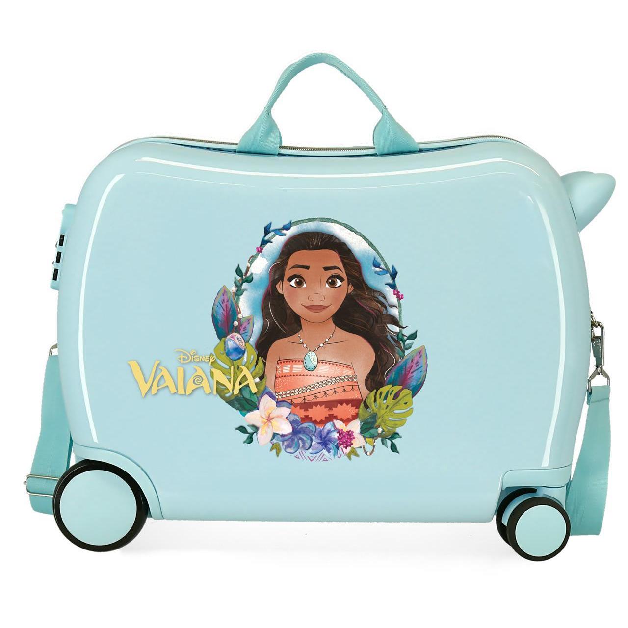 Maleta Infantil Disney Vaiana turquesa 38x50x20cm