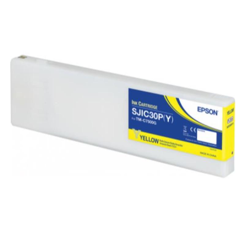 SJIC30P(Y): Ink cartridge for ColorWorks C7500G (Yellow)