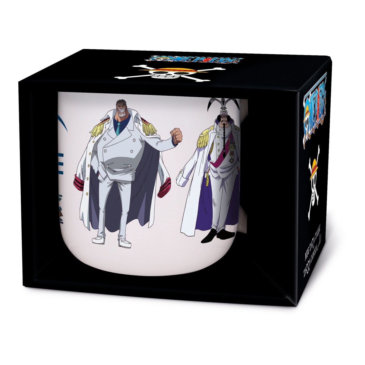 Taza Ceramica One Piece Desayuno 400 Ml En Caja Regalo