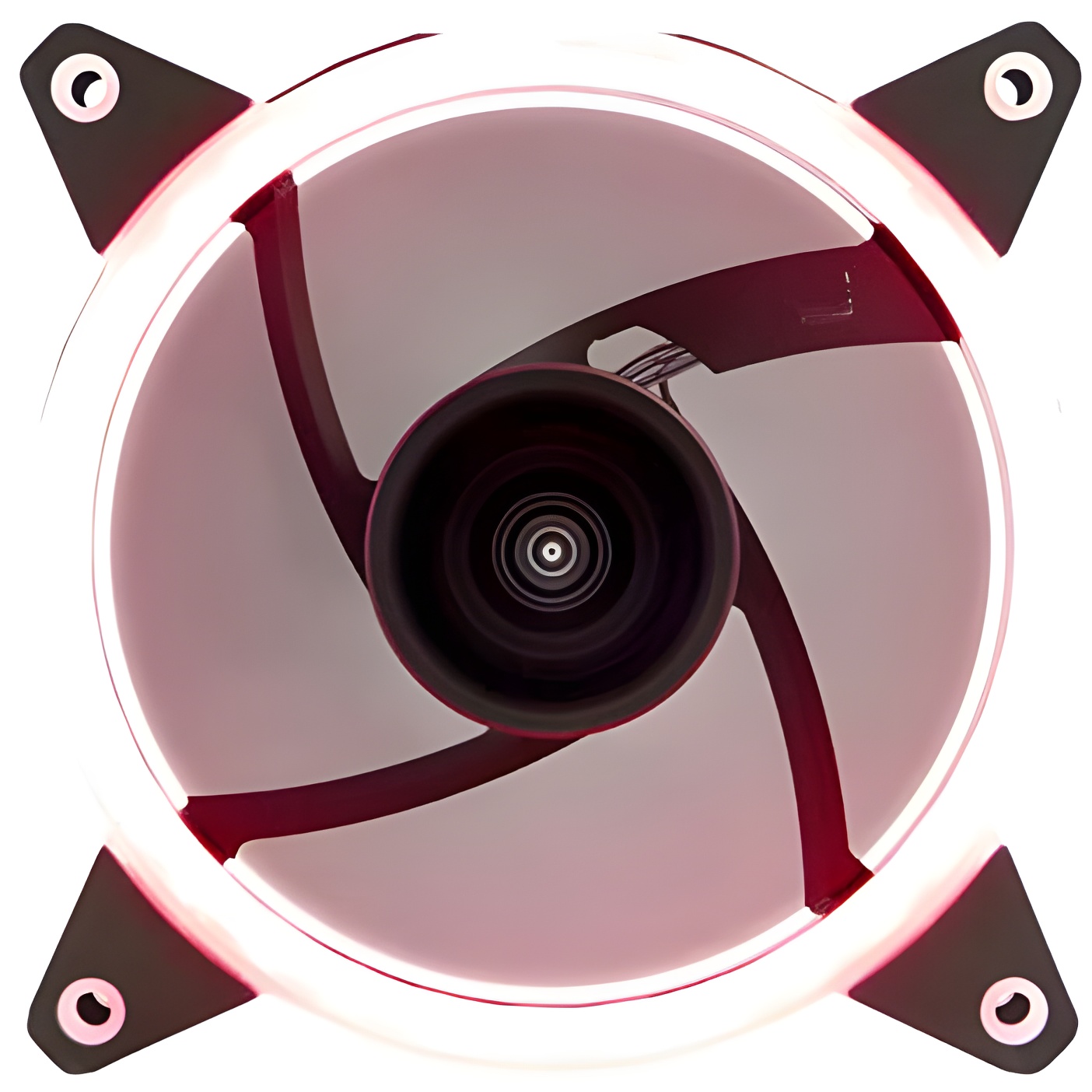 Ventilador caja adicional 12x12 unyka gaming candy 20 ring 120mm rojo 51796