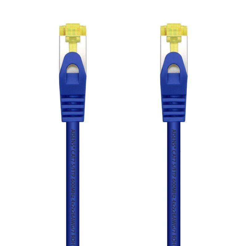 Cable de red rj45 ftp aisens a146-0476 cat.7/ 25cm/ azul