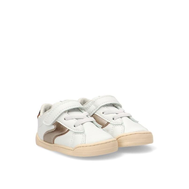 Zapatillas Respetuoso/barefoot Mustang Kids - Niña - Suela Plana - Modelo 49304 - Color Oro