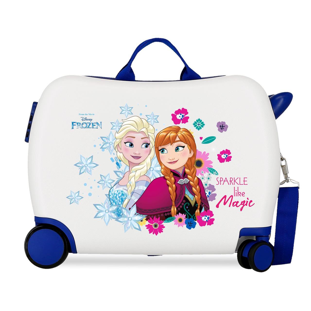 Disney Frozen Maleta Correpasillos ABS Rígida Sparkle Like Magic Multicolor
