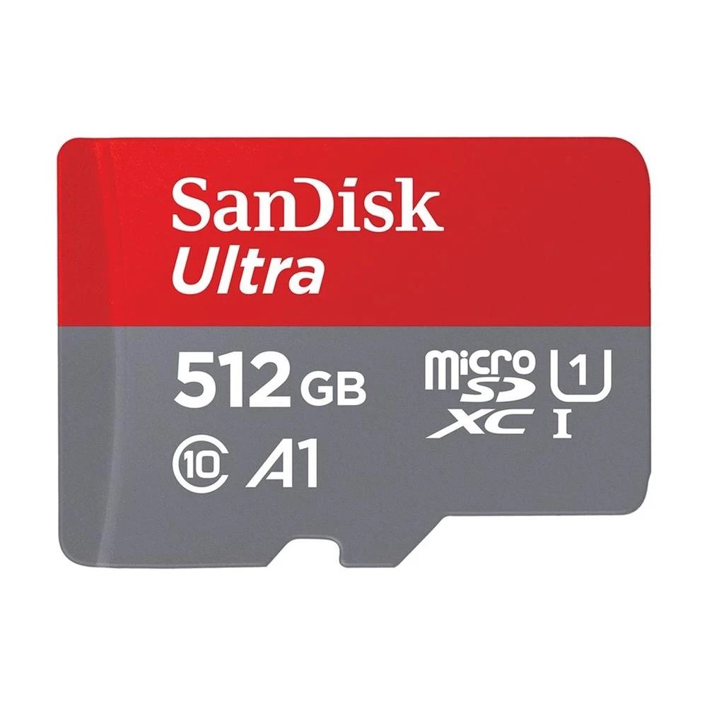 SanDisk - Tarjeta de memoria microSDXC UHS-I 512 GB SDSQUAC-512G-GN6MA con velocidad de lectura hasta 150 MB/s, Clase 10 y clasificación A1 para smartphones, cámaras y drones