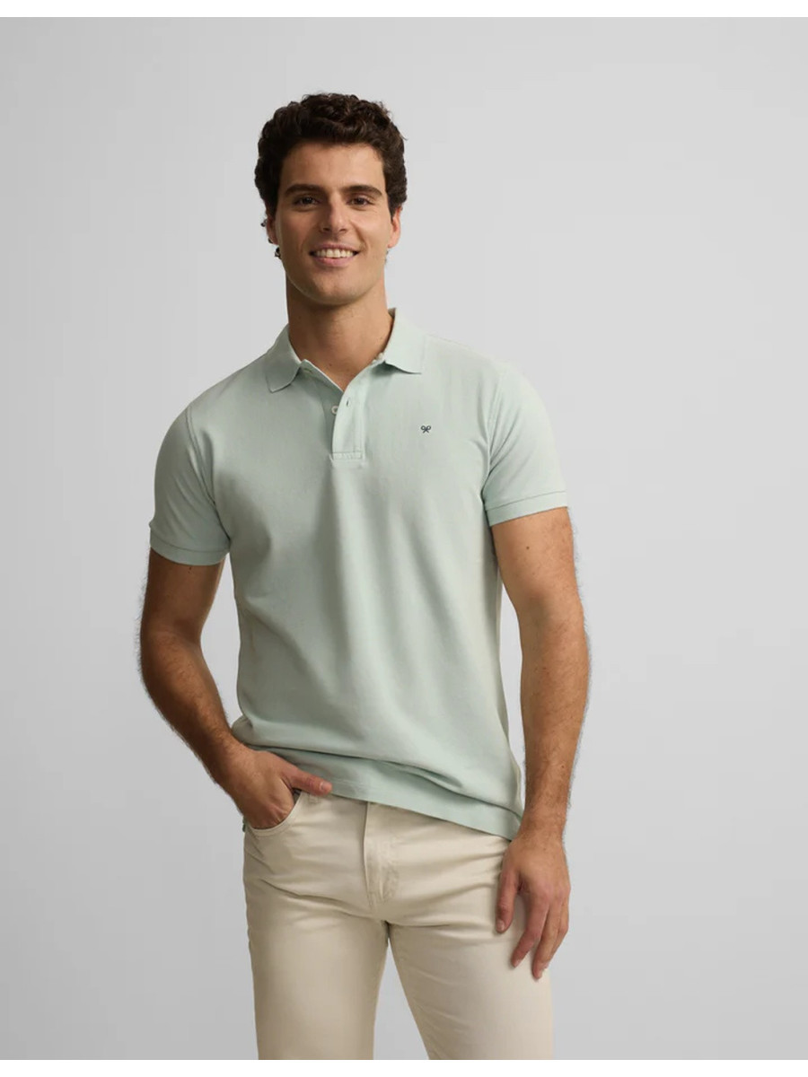 Polo Silbon Clásico Liso Azul Hombre SILBON Raíz Inicio MARCAS SILBON POLOS SILBON HOMBRE ROPA POLOS