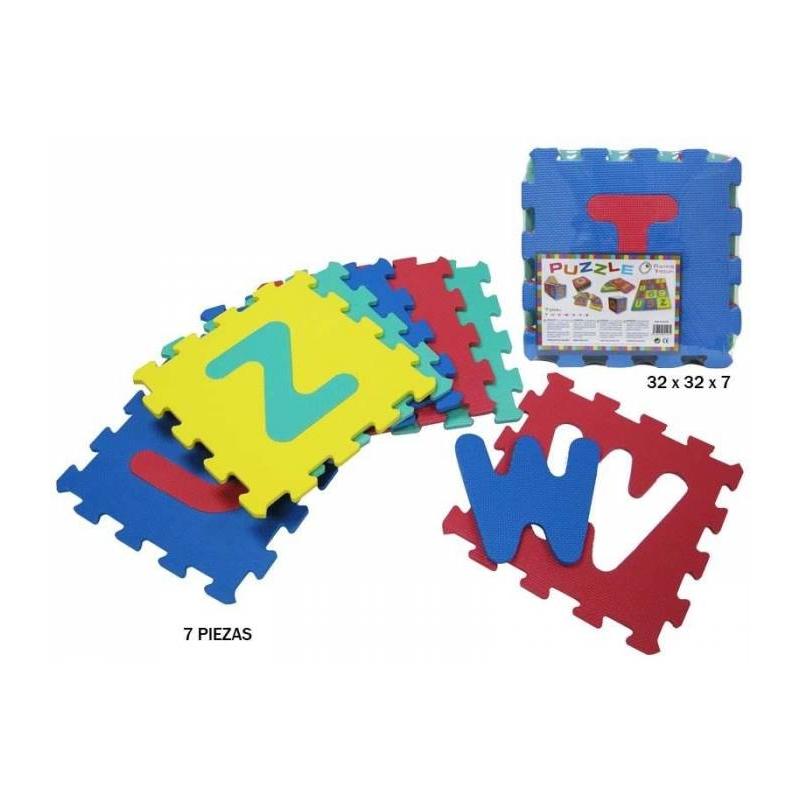 PUZZLE GOMA EVA 7 PIEZAS 30X30CM DE RAMA TRITTON