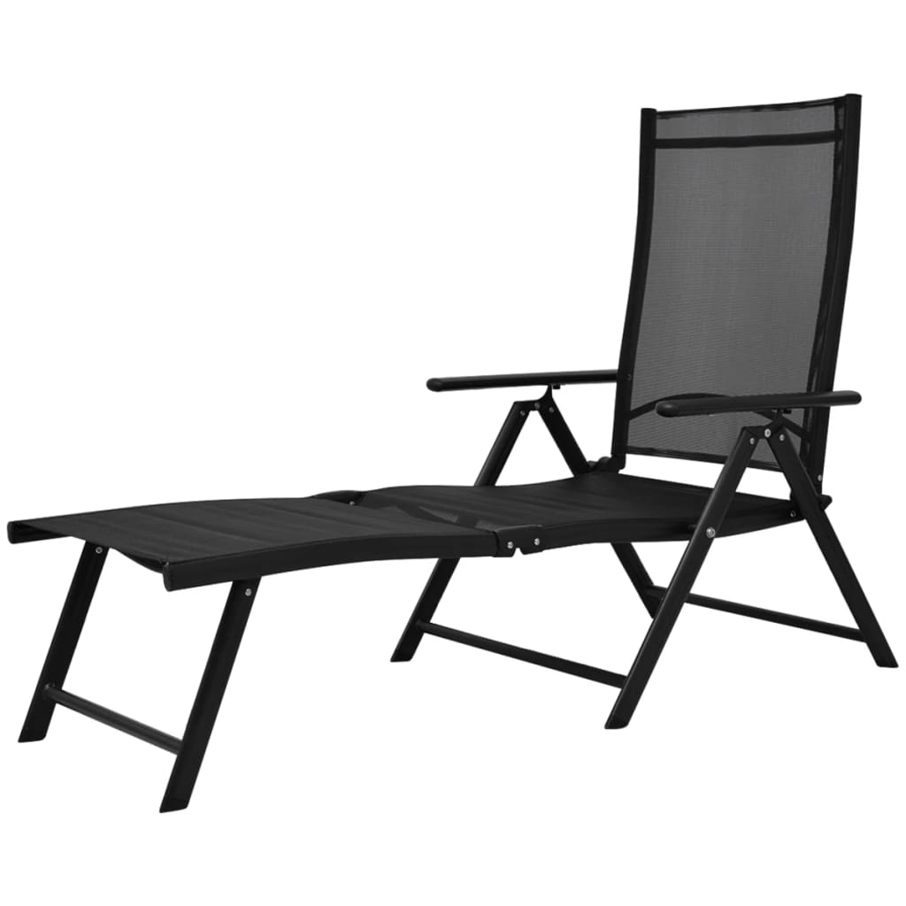 Vidaxl Tumbona Plegable de Aluminio para Jardín
