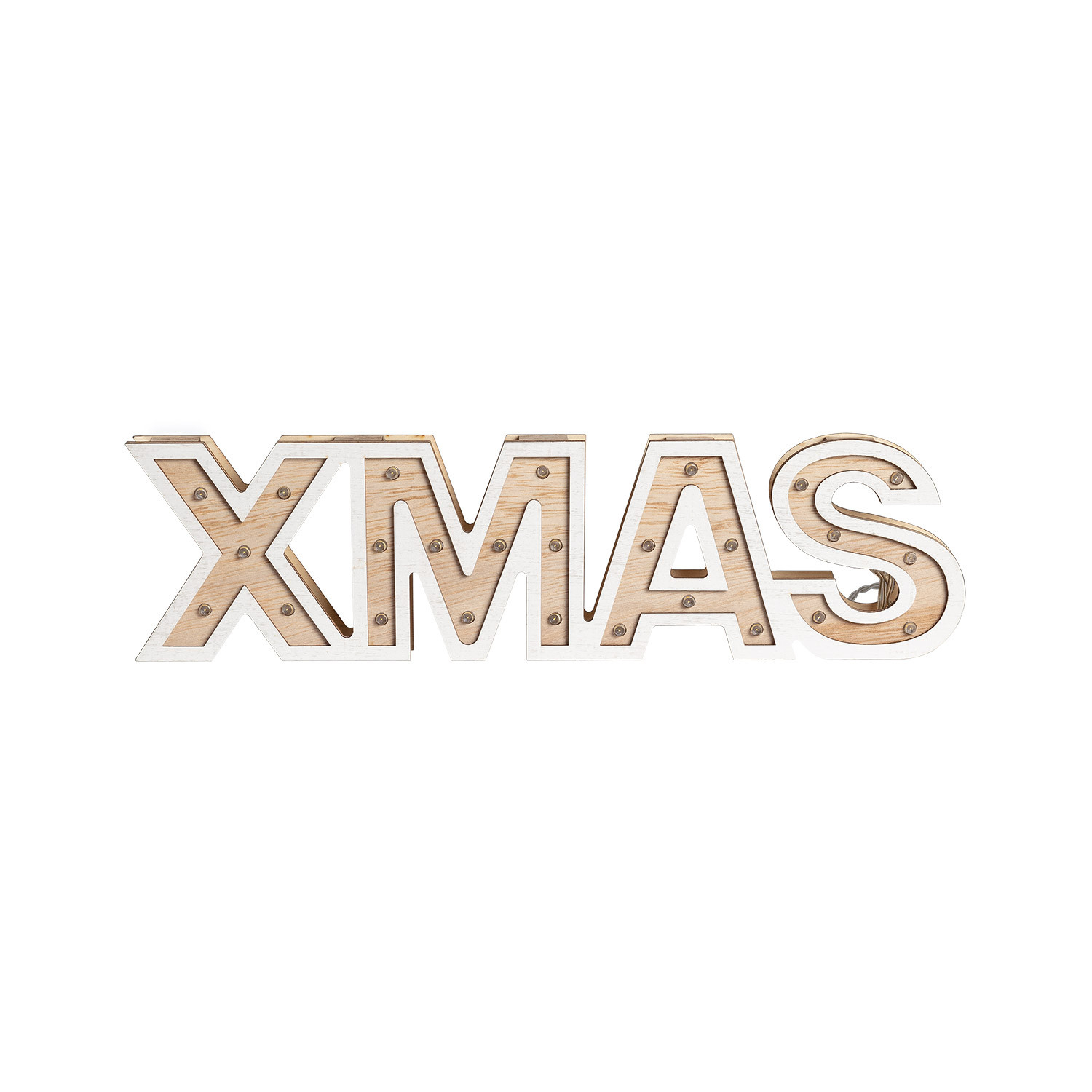 Ledkia Luz de Navidad LED XMAS con Batería ILUZZIA - Decoración Llamativa para Navidad