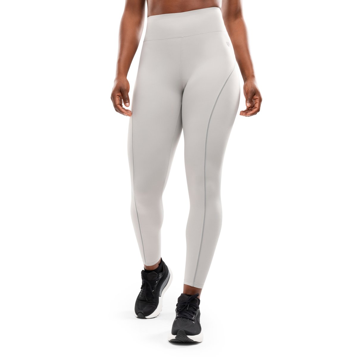 SIROKO - Mallas reflectantes de running para Mujer Siroko Lume Dark Gray_