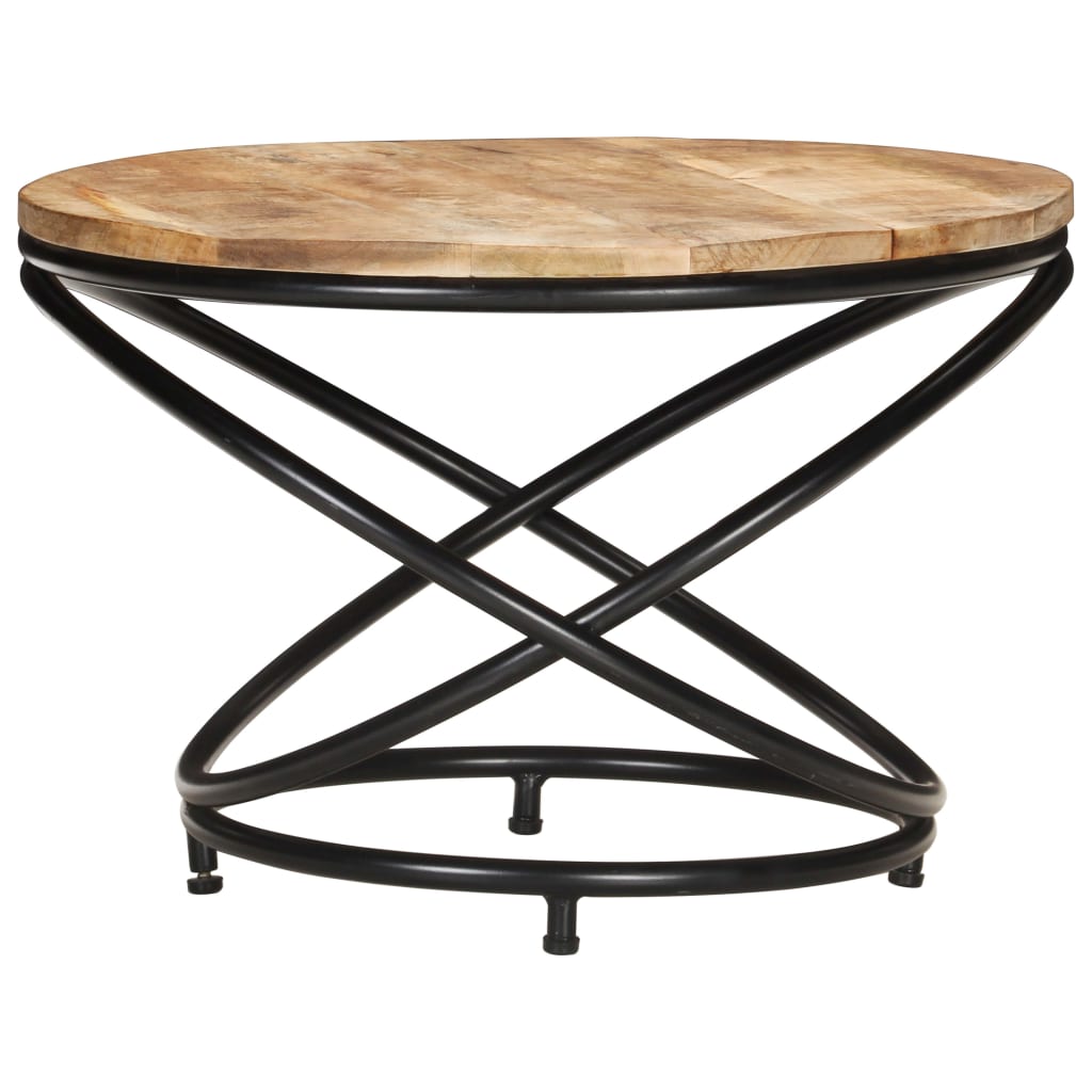 Mesa de Centro Vidaxl Madera Maciza de Mango 60x60x40 Cm
