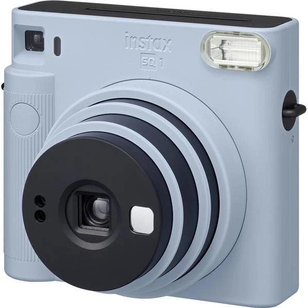 Cámara fotos digital Cámara instantánea Visor Espejo frontal para selfies, 0,4x, con punto de mira Fujifilm INSTAX SQUARE SQ1™ GLACIE  | 65,75 mm (lente fija, 1:12,6), Glacier Blue