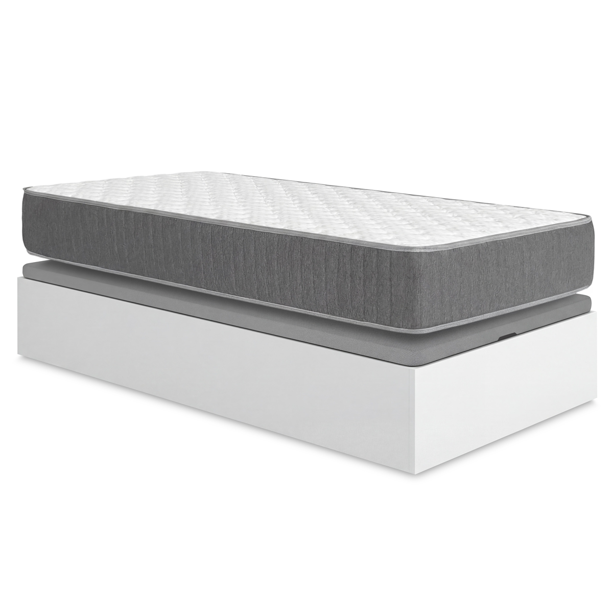 Pack ahorro juvenil Canapé Nest con Colchón viscoelástico y muelles ensacados Aurea 105 x 190 cm| Montaje Incluido (Solo canapé)
