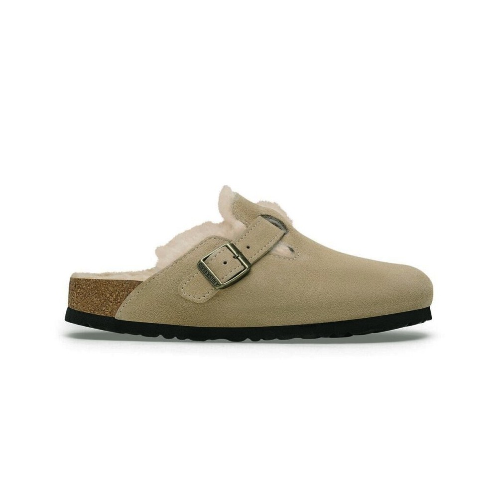 Zuecos Mujer Birkenstock Boston Taupe