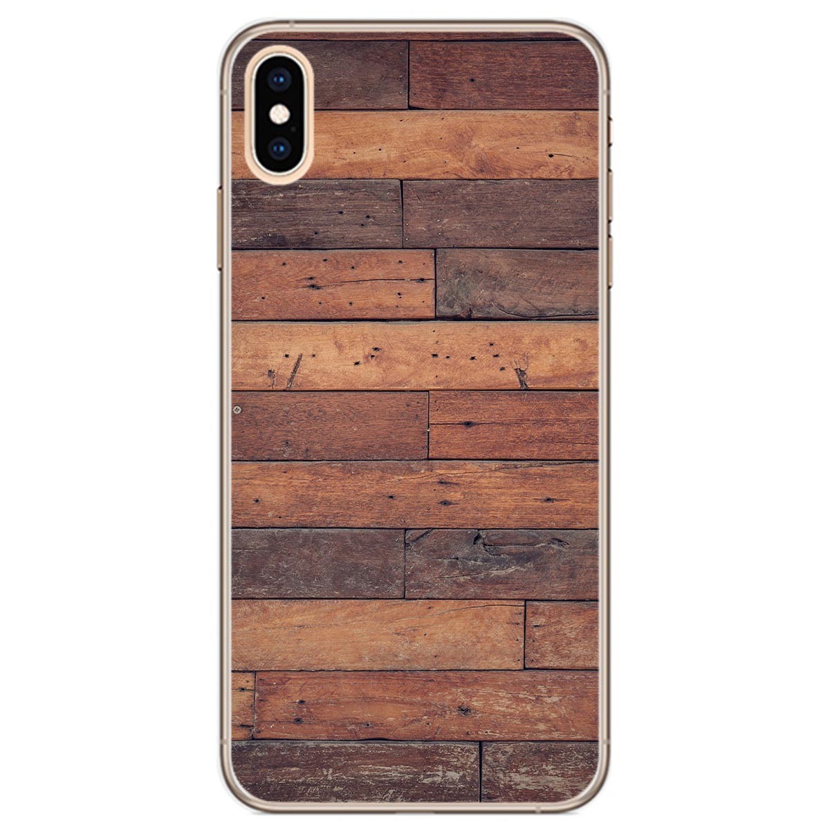 Tumundosmartphone Funda Gel Tpu para Iphone Xs Max diseño Madera 03 Dibujos