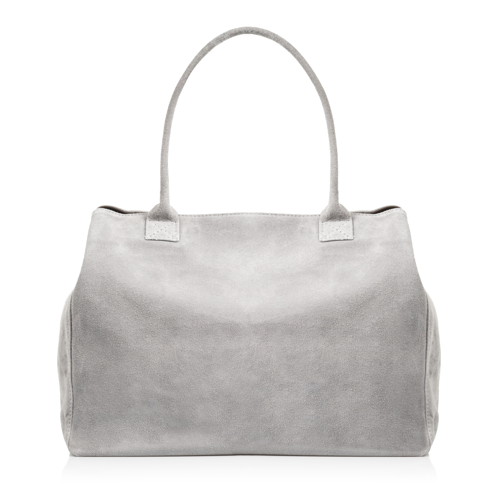 Firenze Artegiani. Annagrazia Bolso Shopper Mujer.Piel auténtica Gamuza . Made in Italy. Vera Pelle Italiana.