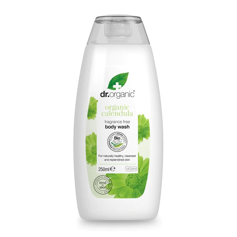 Gel de ducha piel sensible caléndula 250 ml Dr. Organic