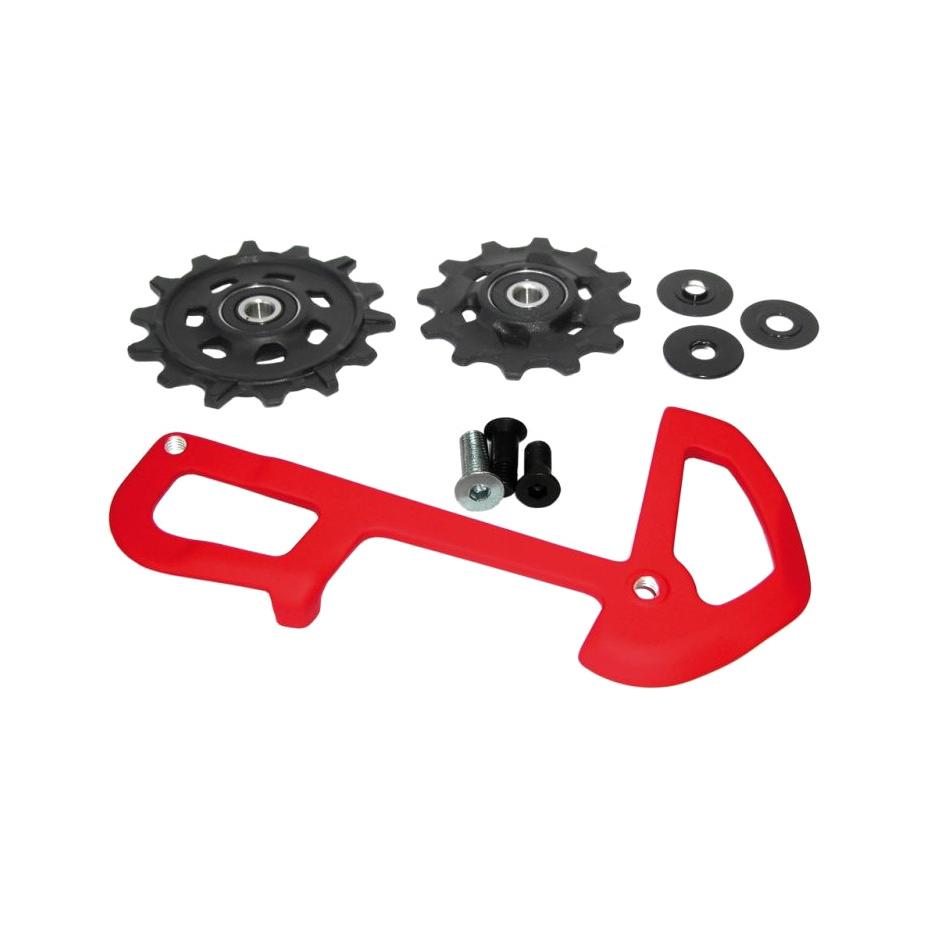 Juego De Ruletas Ruedas Cambio + Jaula Para Cambio X01 X-Sync 12V 101448