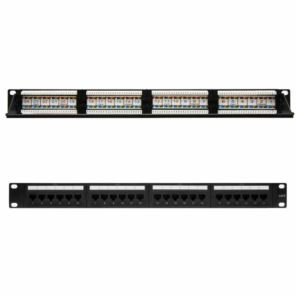 Nanocable 10.21.3124 Panel de Parcheo 24 Puertos RJ-45 Cat 6 UTP