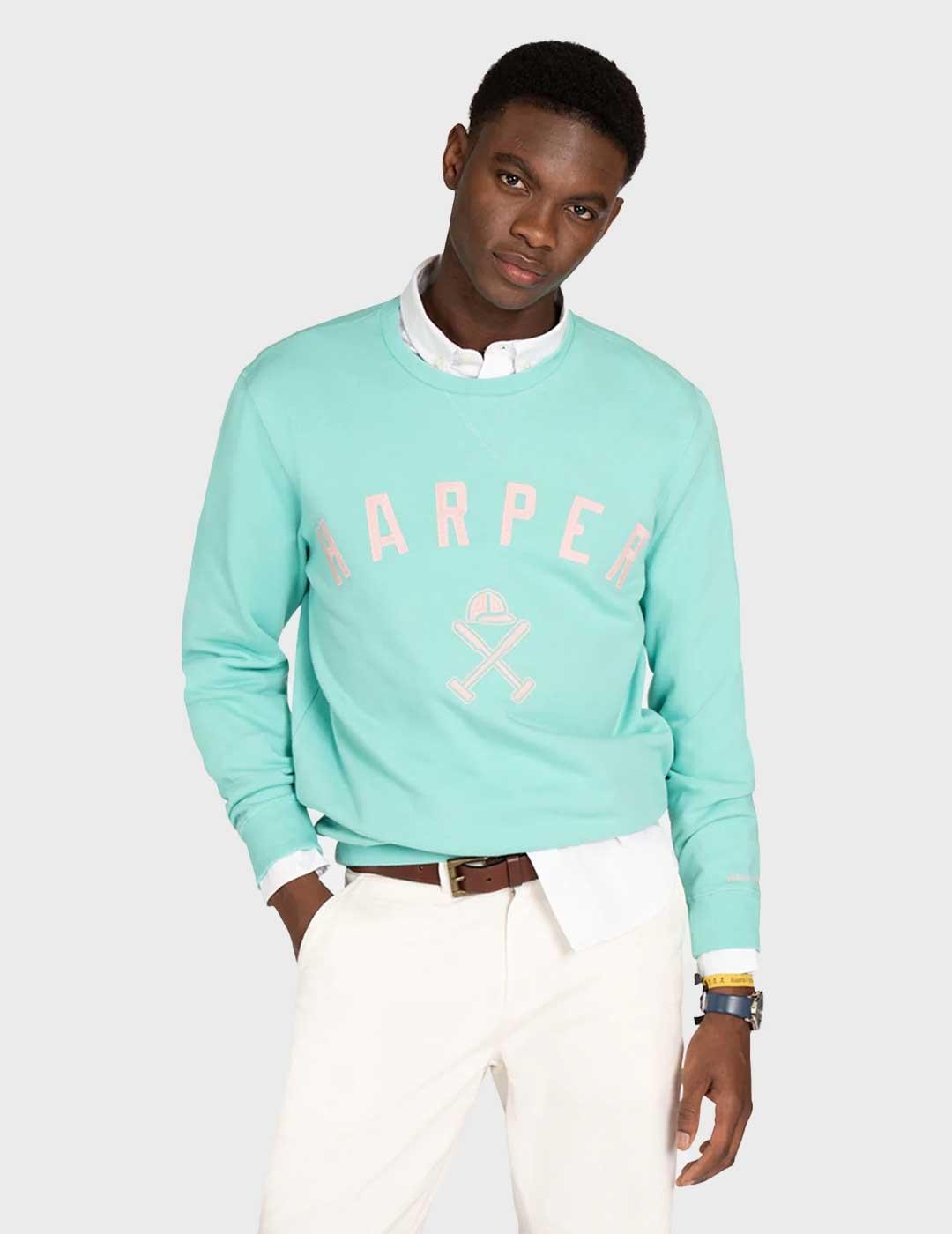 Harper & Neyer New England sudadera azul para hombre