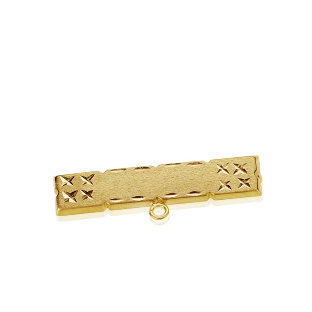Alfiler oro 18k 30mm. tallado bebé