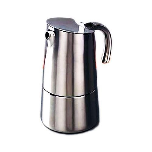 Cafetera BRA Bella inoxidable 6 tazas para todo fuego