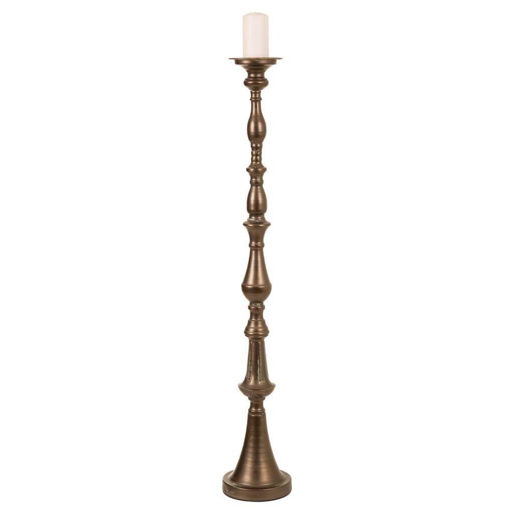 Wonderlust Deco - Candelabro de metal dorado 15x15x89.5h cm Dorado 15x15x89.5h cm