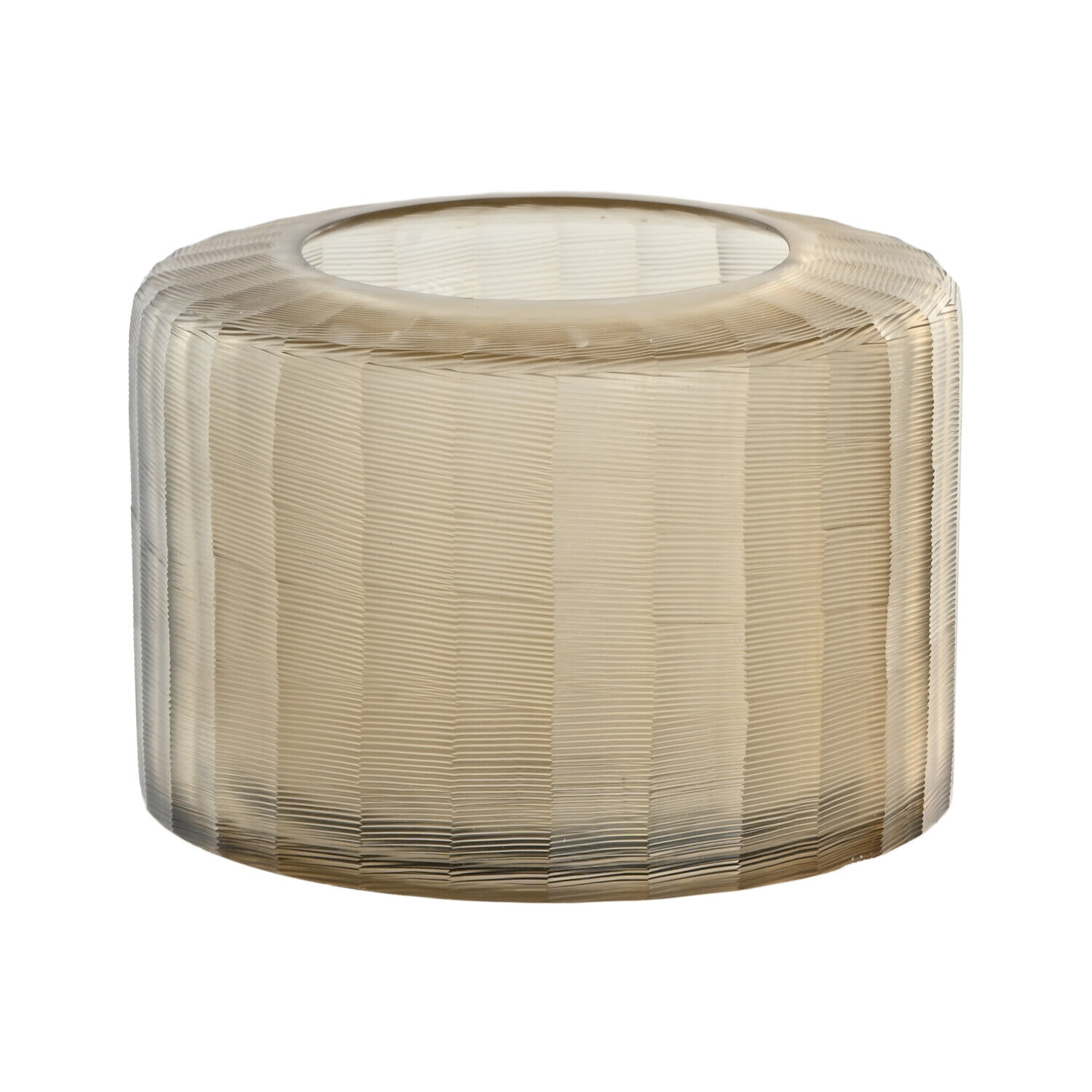 Jarron cristal 18x18x12 1,9 kg, glaseado , La mejor decoración para tu hogar.