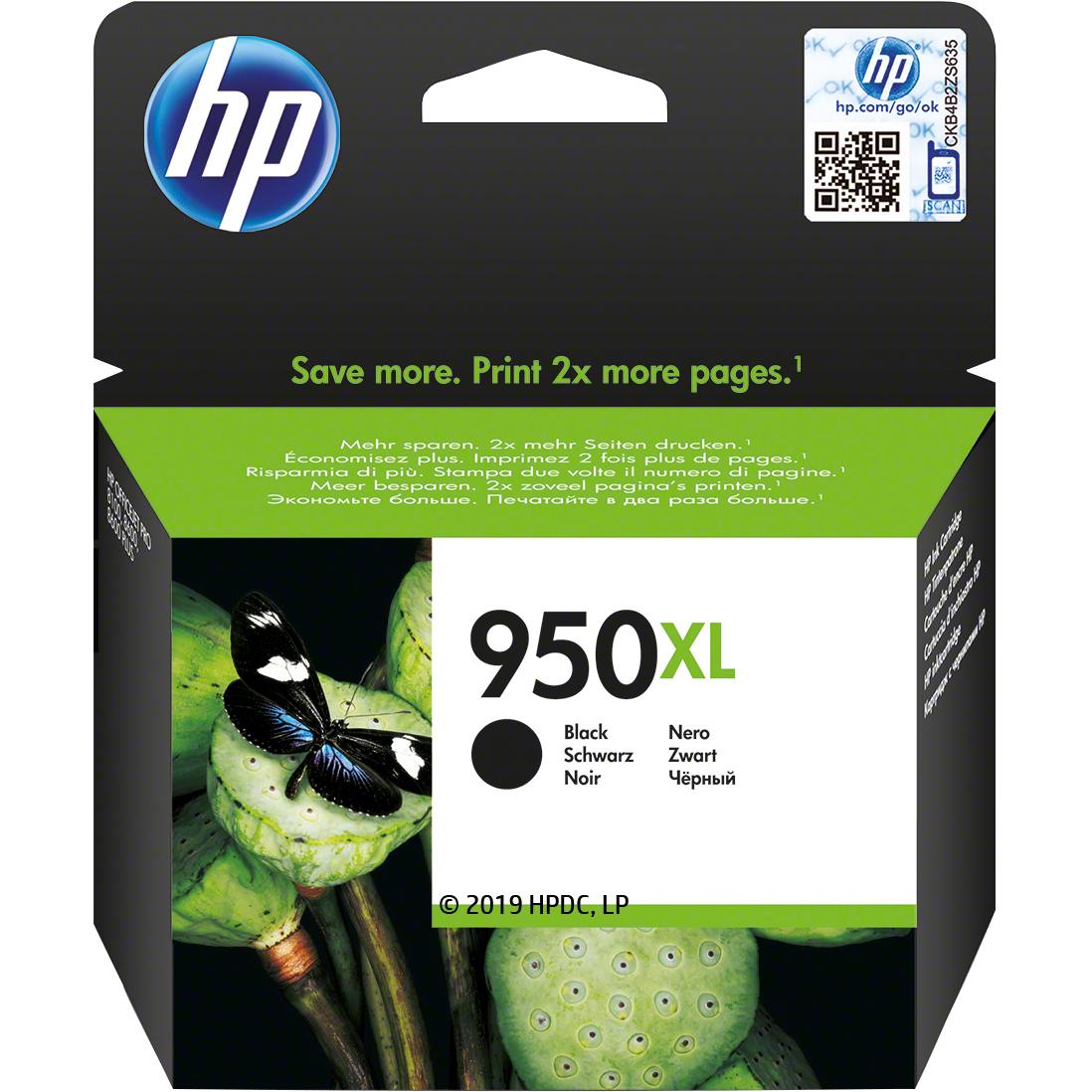 HP Officejet Pro 8100/8600/8620 Cartucho Negro N�950XL