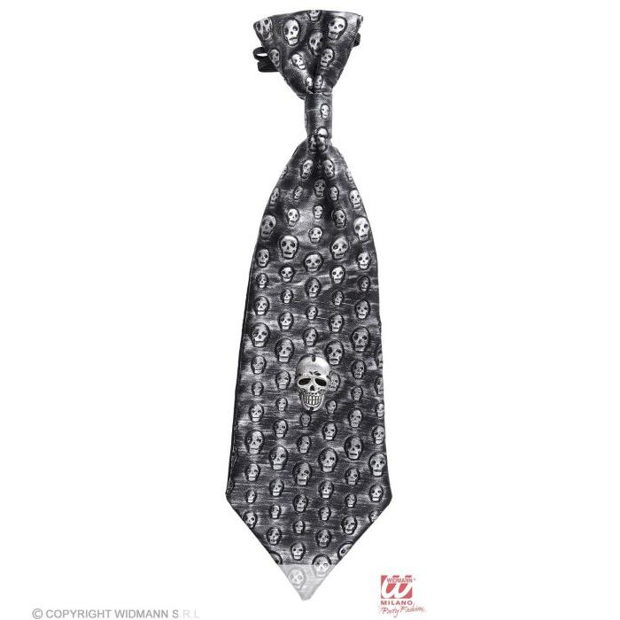Corbata Calavera Metalizada 04141 Widmann