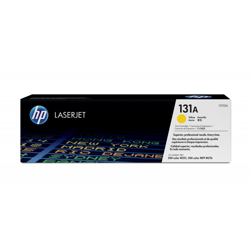 HP - Cartucho de tóner original LaserJet 131A amarillo CF212A