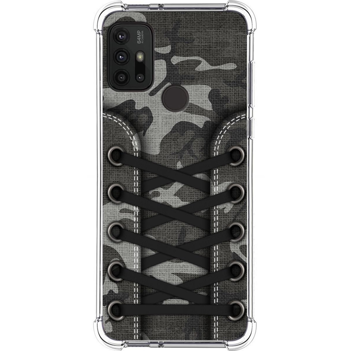 Tumundosmartphone Funda Silicona Antigolpes para Motorola Moto G10 / G20 / G30 diseño Zapatillas 15 Dibujos