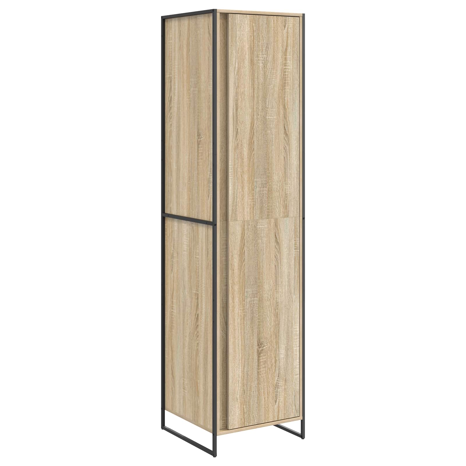 vidaXL Armario 2 pcs 50 x 50 x 200 cm Madera contrachapada