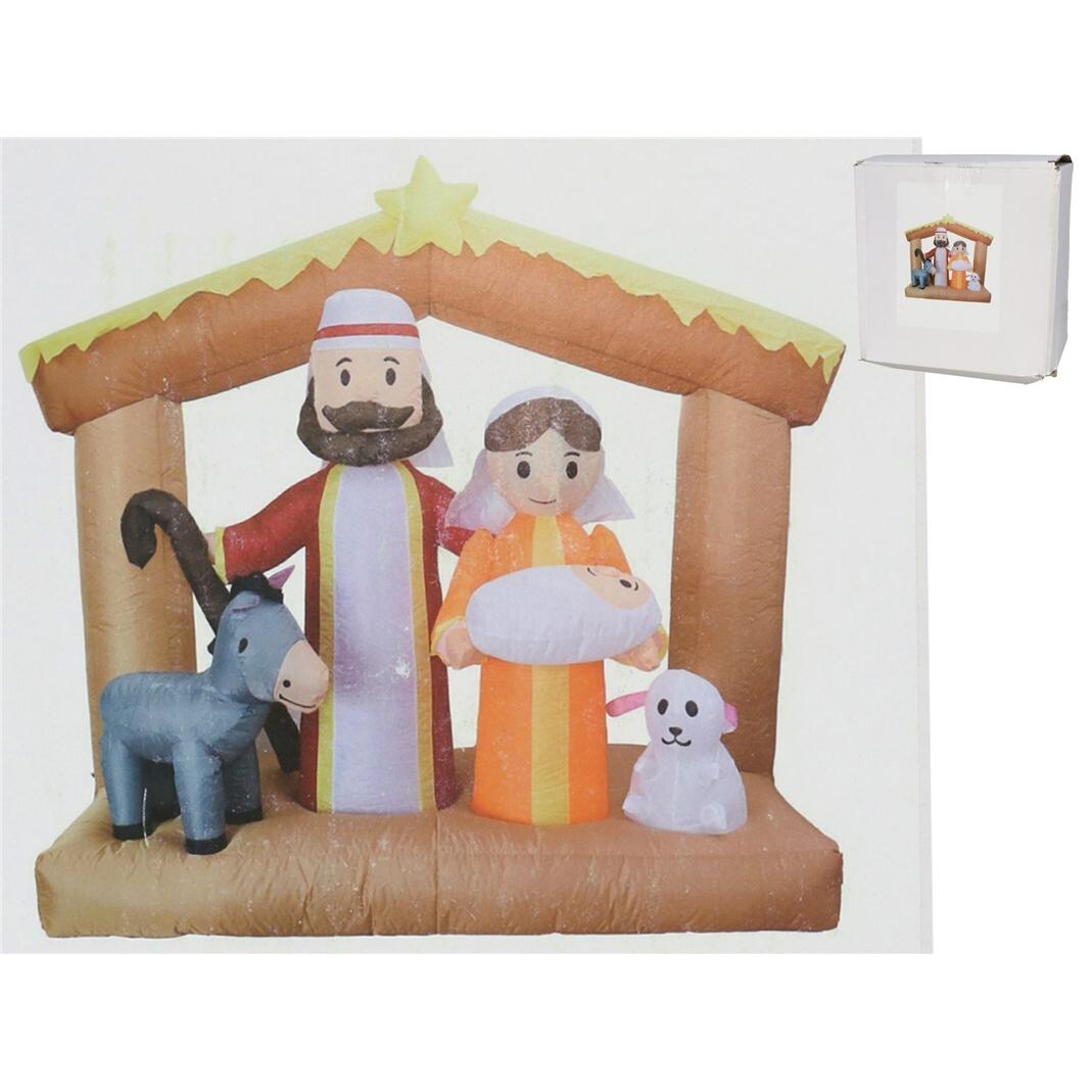 Gerimport Hinchable Natividad con 18 led 180 cm