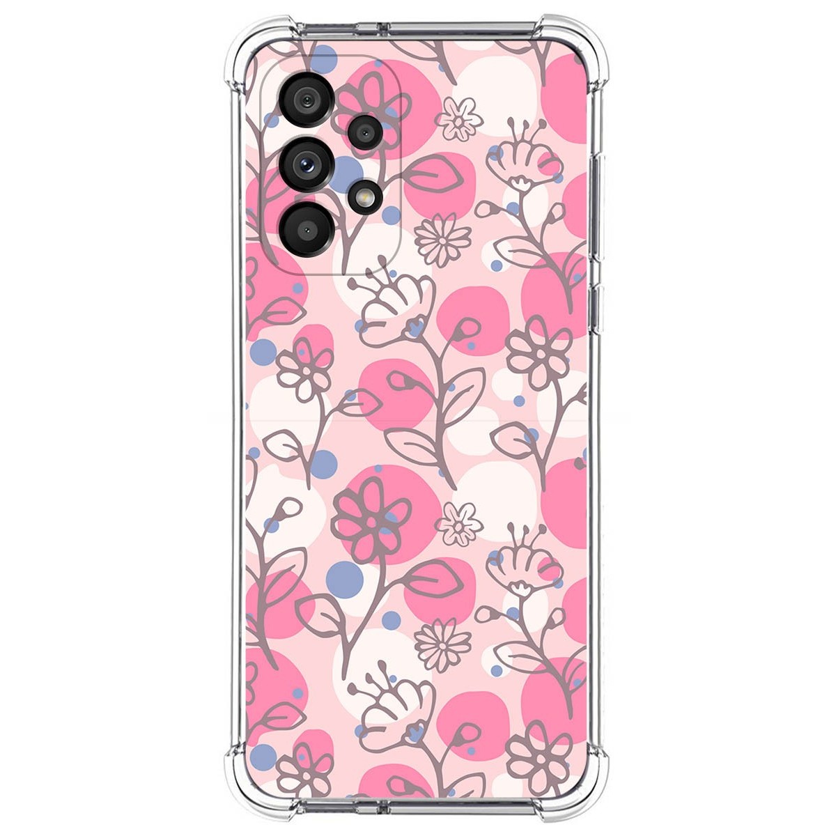 Funda Silicona Antigolpes para Samsung Galaxy A33 5G diseño Flores 07 Dibujos