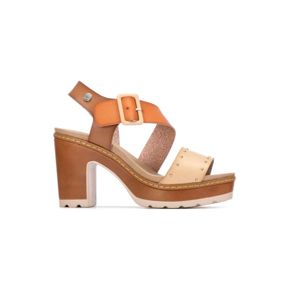 Sandalias de tacón Refresh 175208 Mujer Beig