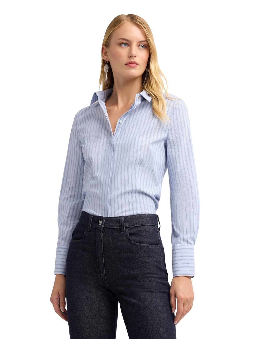 Motivi - Camisa de popelina a rayas