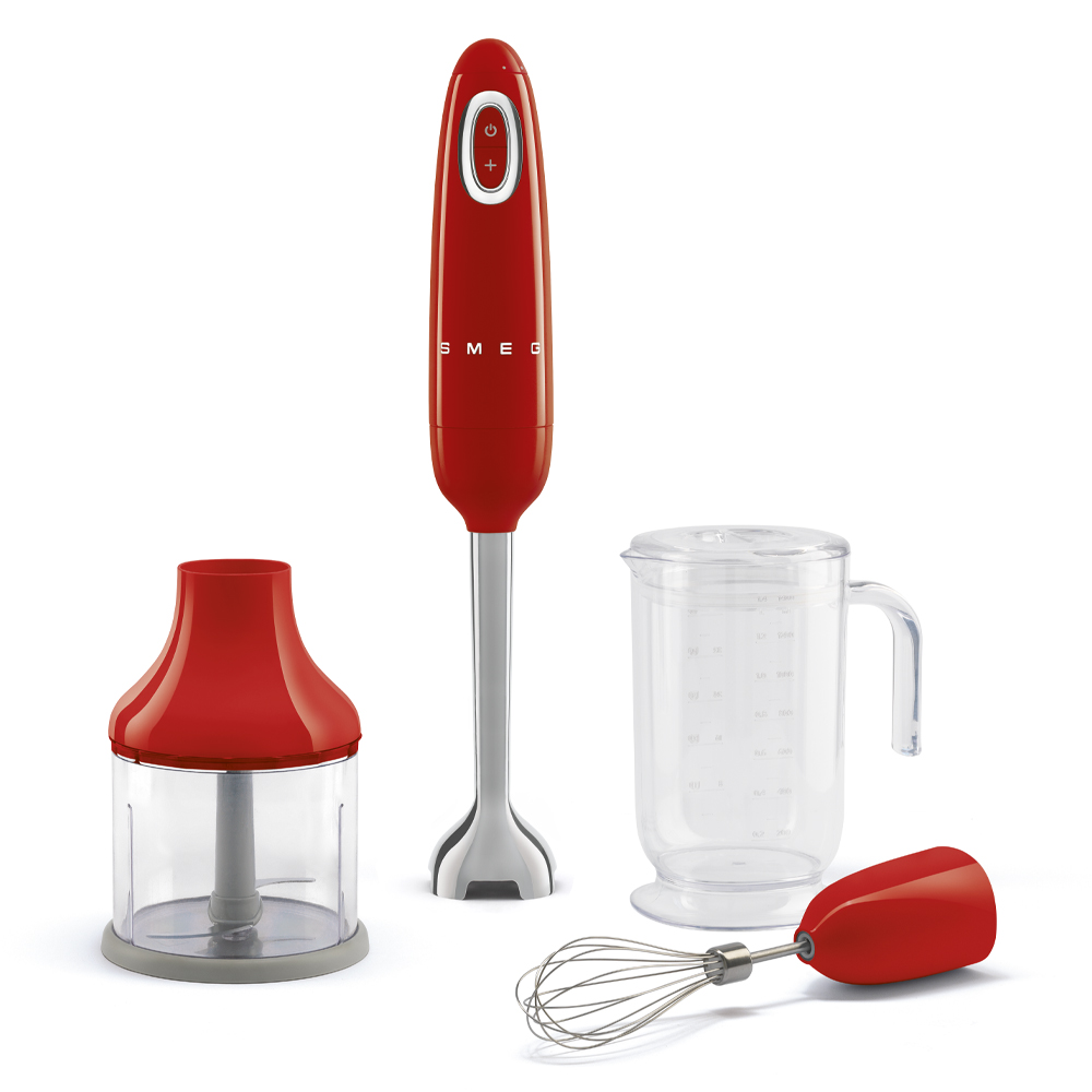 Batidora de Mano - Estilo 50's - Roja - HBF03RDEU - 700W