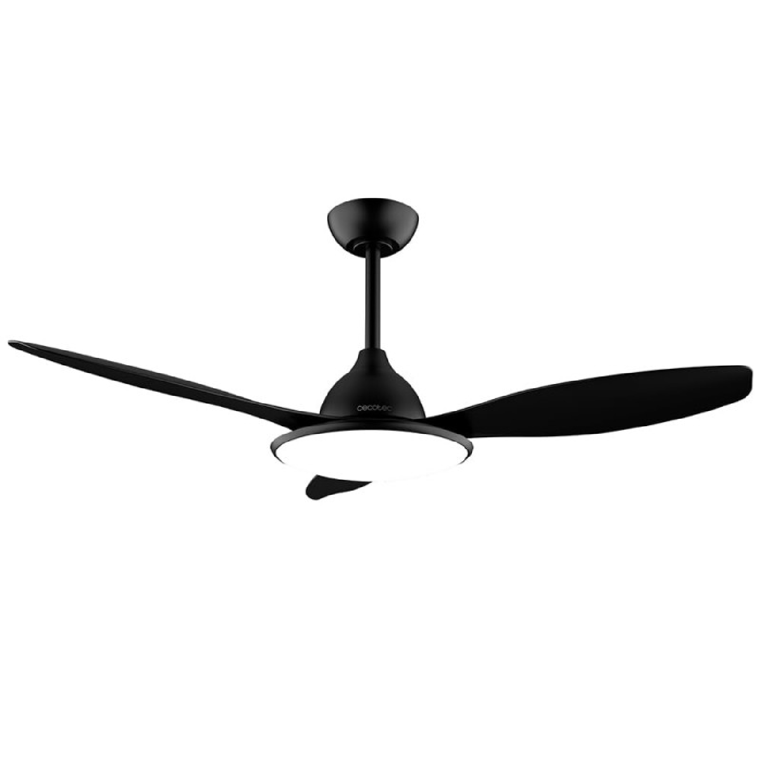 Cecotec Ventilador de Techo con Luz EnergySilence 4800 Light Black. 36 W, Motor DC, Diámetro 48”, Luz LED de 36W